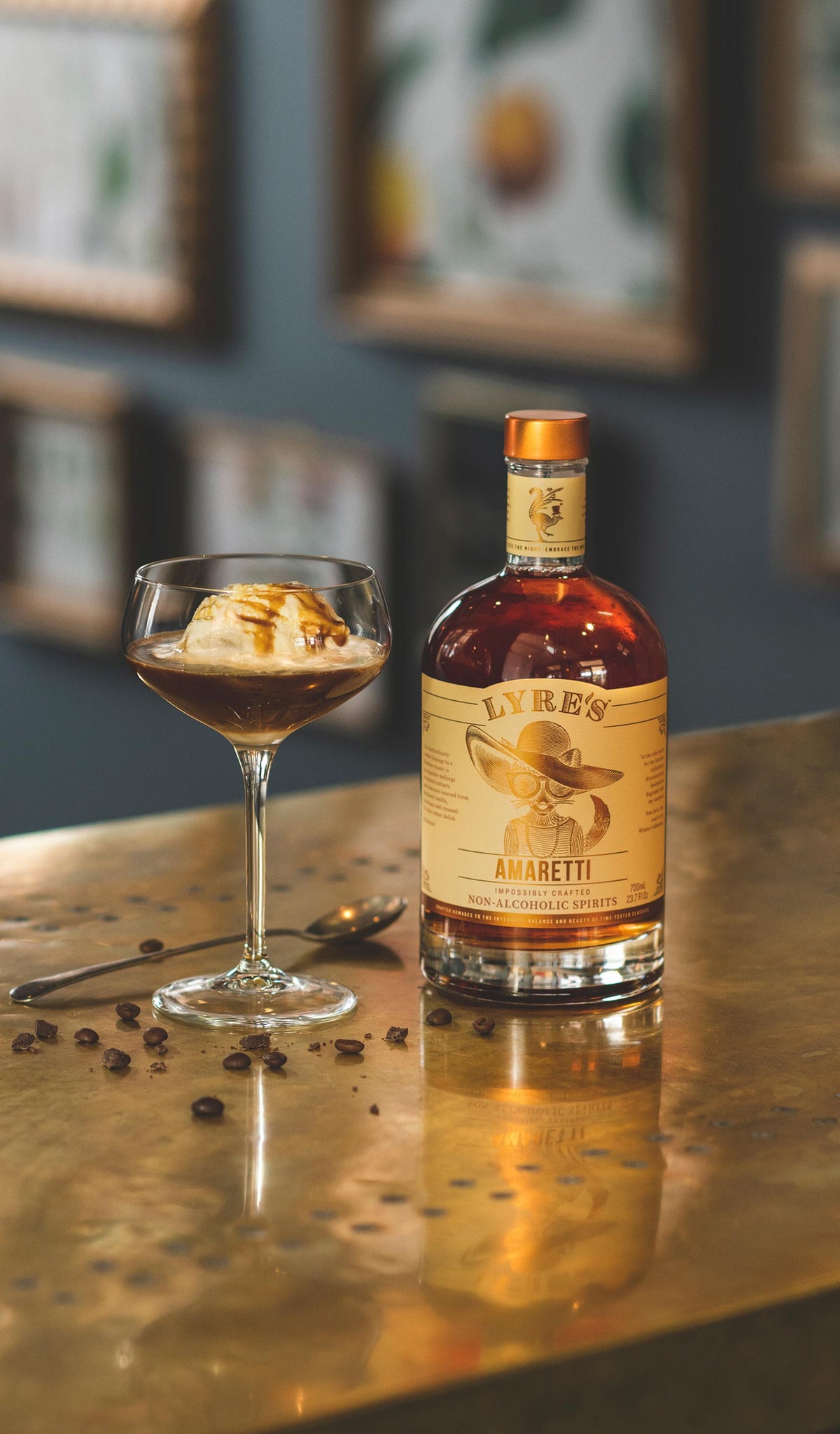 Lyre's Amaretti Affogato